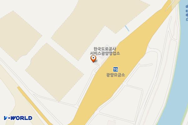 광양영업소 위치 지도 — 전남광주통합특별시 광양시 광양읍 백운로 83-21, 한국도로공사(광양읍톨게이트)
