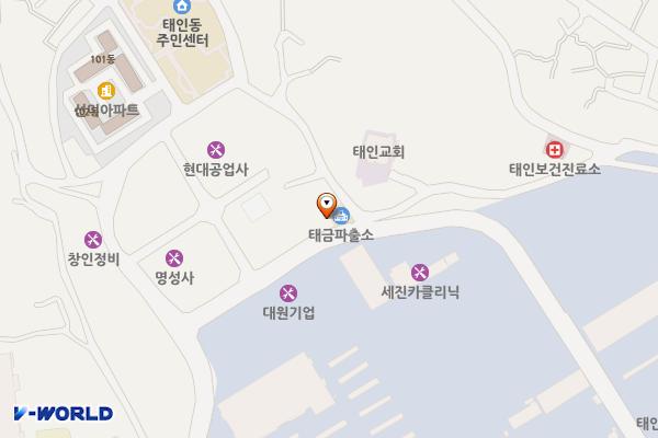 태금 파출소 위치 지도 — 전남광주통합특별시 광양시 담안길 87