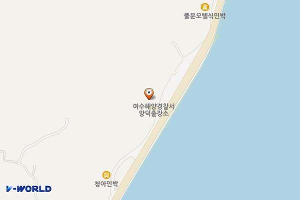 섬진강공중화장실(별빛스카이안내소) 위치 지도 — 전남광주통합특별시 광양시 진월면 망덕길 159