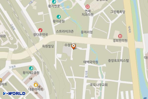 중앙로 노외(12공영) 위치 지도 — 강원특별자치도 태백시 황지로 139-11