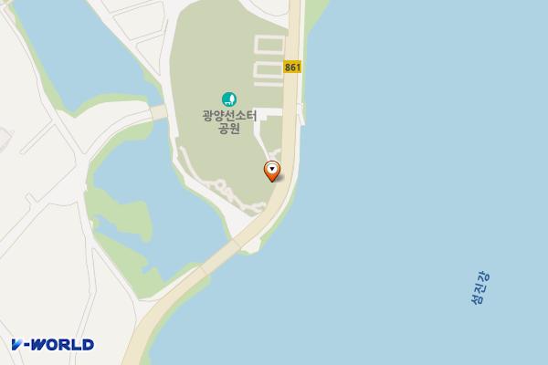 무접섬 앞 위치 지도 — 전남광주통합특별시 광양시 선소중앙길 68-37