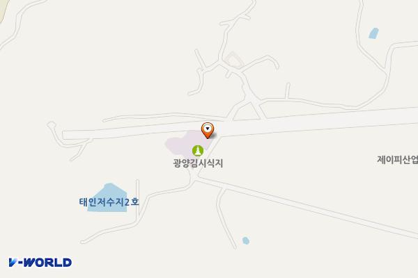 김시식지 위치 지도 — 전남광주통합특별시 광양시 김시식지 1길 57-6