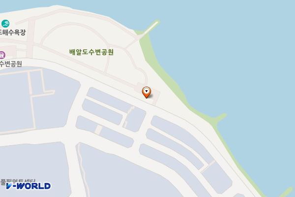 배알도수변공원(3-주차장) 위치 지도 — 전남광주통합특별시 광양시 명당길 60