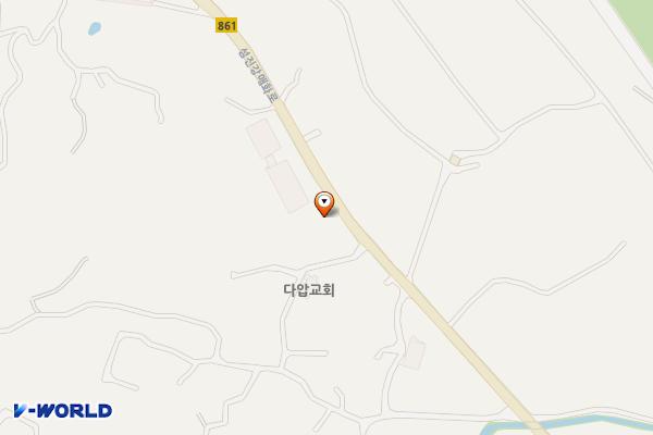 다사마을 앞 위치 지도 — 전남광주통합특별시 광양시 섬진강매화로 1679