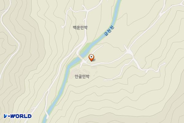 서동민박 앞 위치 지도 — 전남광주통합특별시 광양시 대청길 181-43