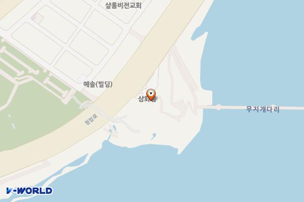 삼화섬 위치 지도 — 전남광주통합특별시 광양시 청암로 134