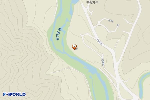바위산장옆 위치 지도 — 전남광주통합특별시 광양시 신재로 1249-23