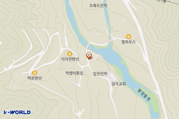 장원민박 위치 지도 — 전남광주통합특별시 광양시 묵방길 29