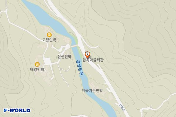 태양민박앞 위치 지도 — 전남광주통합특별시 광양시 신재로 1607