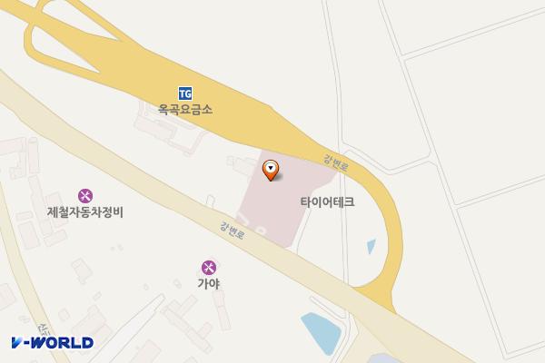 옥곡장례식장 위치 지도 — 전남광주통합특별시 광양시 옥곡면 강변로 448