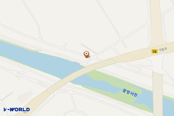 서천도월보 앞 위치 지도 — 전남광주통합특별시 광양시 강변동길 74