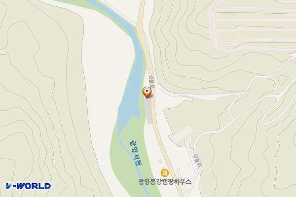 개룡마을 입구(주차장) 위치 지도 — 전남광주통합특별시 광양시 성불로 707