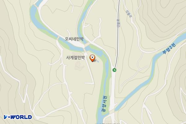 하조마을 유상각 위치 지도 — 전남광주통합특별시 광양시 하조길 13-3