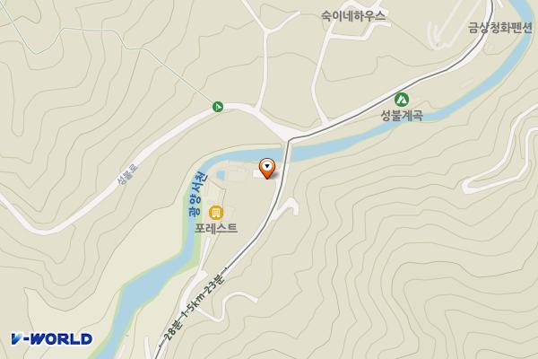 성불교 위치 지도 — 전남광주통합특별시 광양시 봉강면 성불로 1143