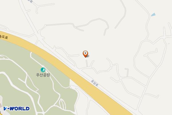 우산생태숲 위치 지도 — 전남광주통합특별시 광양시 내우정길 15-4