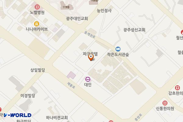 대인시장1주차장 위치 지도 — 전남광주통합특별시 동구 제봉로194번길 9, 대인시장 제1주차장 (대인동)