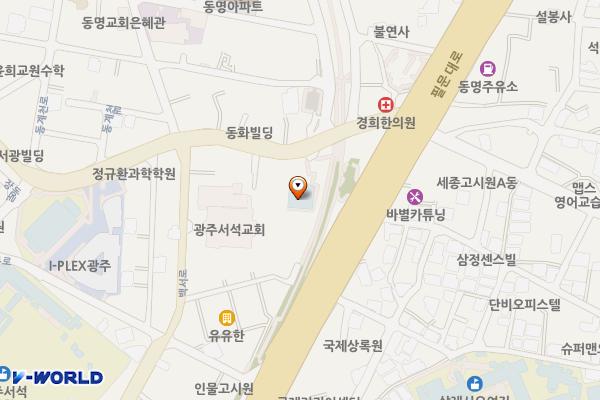 동구전천후 게이트볼장 위치 지도 — 전남광주통합특별시 동구 동계천로 172-1 (동명동)