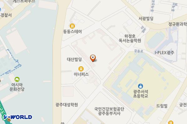 대인시장 공중화장실 위치 지도 — 전남광주통합특별시 동구 제봉로178번길 10 (대인동)
