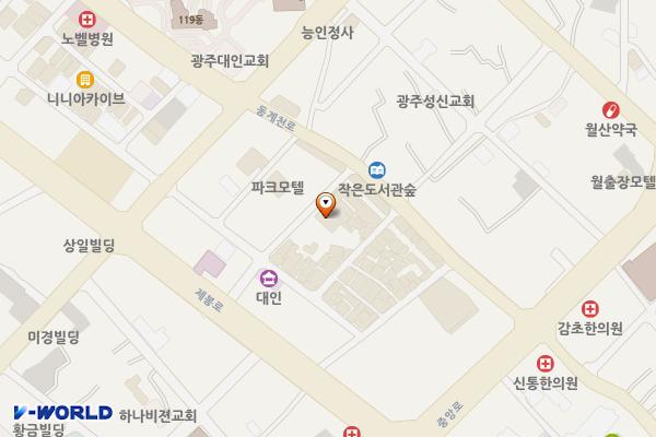 대인시장주차장 위치 지도 — 전남광주통합특별시 동구 제봉로194번길 10, 대인시장 주차장 (대인동)
