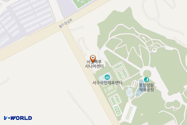 서구복합커뮤니케이션센터 위치 지도 — 전남광주통합특별시 서구 풍암공원로 30 (풍암동)