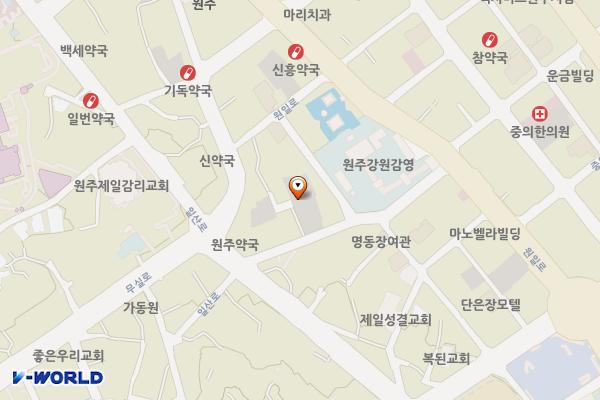 일산주차장 위치 지도 — 강원특별자치도 원주시 일산동 9