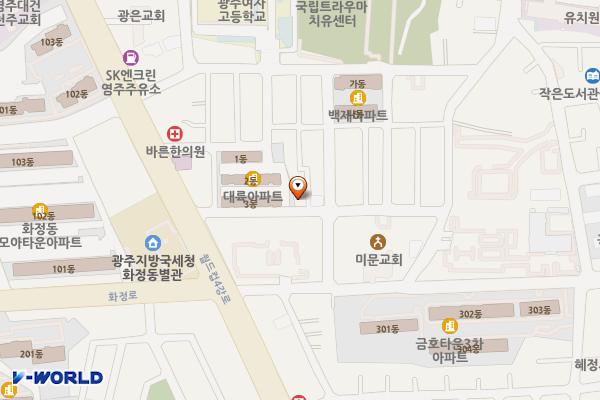 선미국밥 위치 지도 — 전남광주통합특별시 서구 월드컵4강로 104번길 11-1