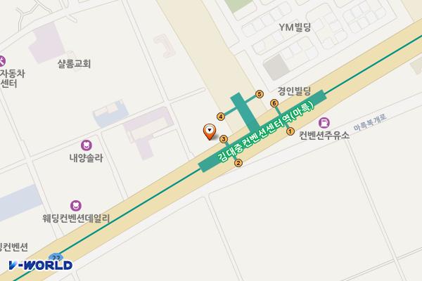 현대오일뱅크㈜ 직영 공항가는길주유소 위치 지도 — 전남광주통합특별시 서구 상무대로 699 (마륵동)