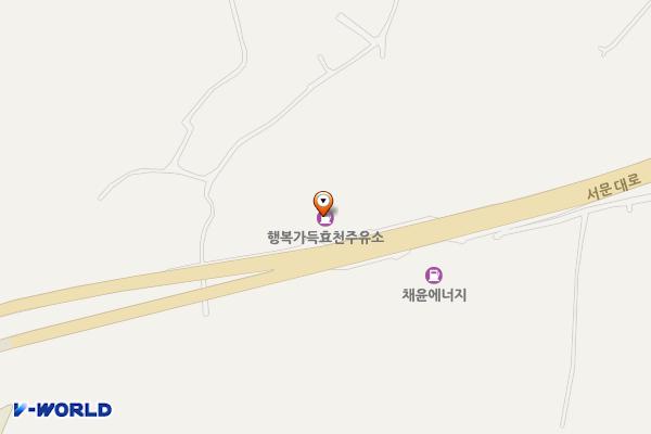 행복가득 효천주유소 위치 지도 — 전남광주통합특별시 남구 서문대로 37