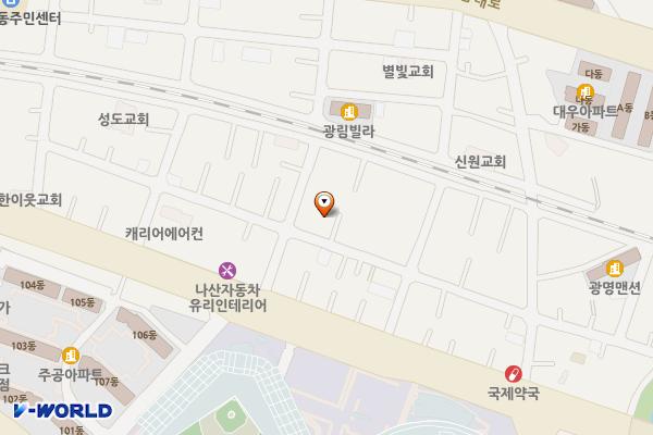 운암2동 동네마당 위치 지도 — 전남광주통합특별시 북구 무등로27번길 12-7(운암동)