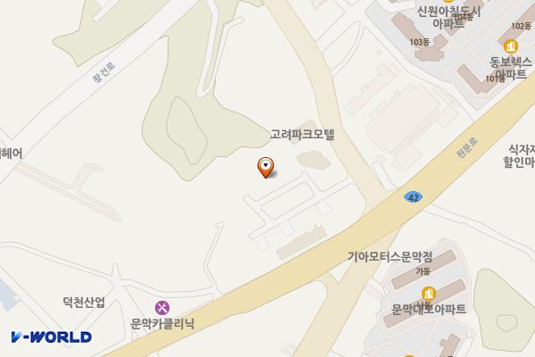 문막읍 건등리 쌈지주차장 위치 지도 — 강원특별자치도 원주시 문막읍 건등리 204-34번지