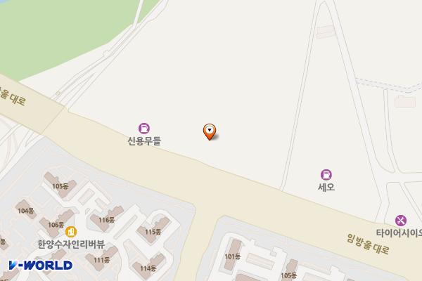 신용주유소 위치 지도 — 전남광주통합특별시 북구 임방울대로 961(신용동)
