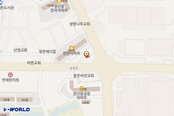 양산주유소 위치 지도 — 전남광주통합특별시 북구 하서로 255(양산동)