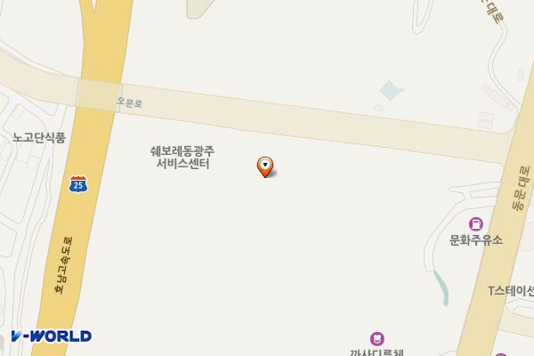 솔로몬파크 체험관1층 위치 지도 — 전남광주통합특별시 북구 오문로 244 (문흥동)