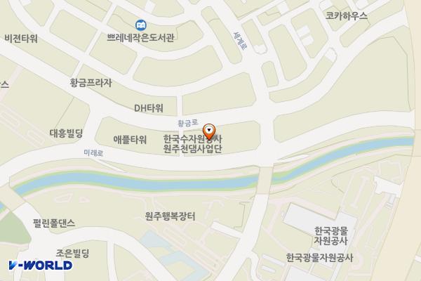 반곡동 쌈지주차장 위치 지도 — 강원특별자치도 원주시 반곡동 1905-7