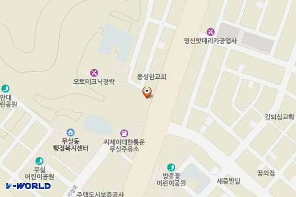 무실동 교도소 옆 유휴지 주차장 위치 지도 — 강원특별자치도 원주시 무실동 352