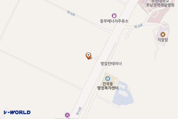 (주)무등LPG충전소 위치 지도 — 전남광주통합특별시 북구 하서로 553(본촌동)