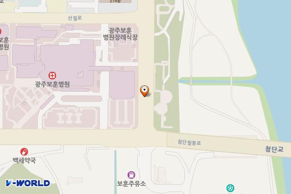 첨단임방울대로 위치 지도 — 전남광주통합특별시 광산구 산월동 880-1