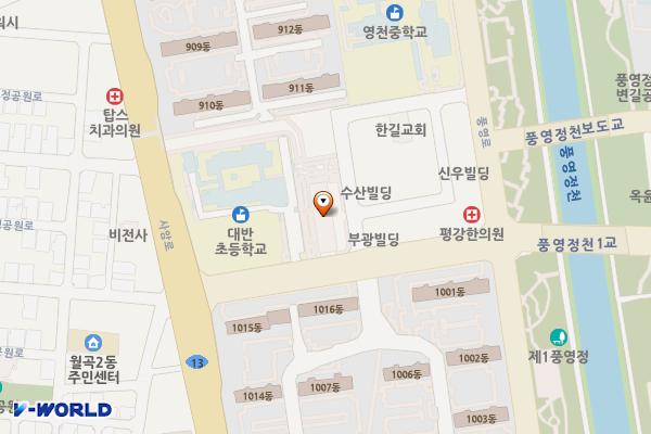 월곡동 청소년문화의집 위치 지도 — 전남광주통합특별시 광산구 사암로340번안길 5 (월곡동)