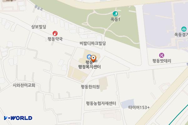 평동행정복지센터 위치 지도 — 전남광주통합특별시 광산구 평동로 790 (옥동)