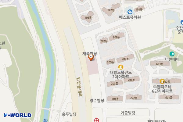 수완병원 위치 지도 — 전남광주통합특별시 광산구 임방울대로 370 (수완동)