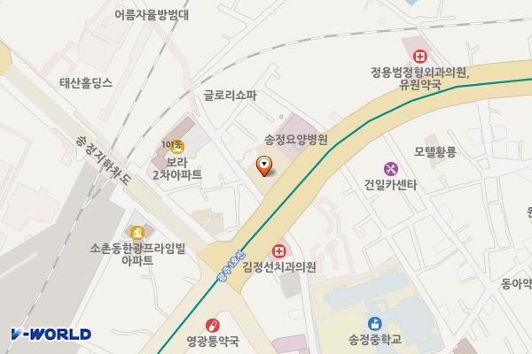 광산구 구민회관 위치 지도 — 전남광주통합특별시 광산구 상무대로 265 (소촌동)