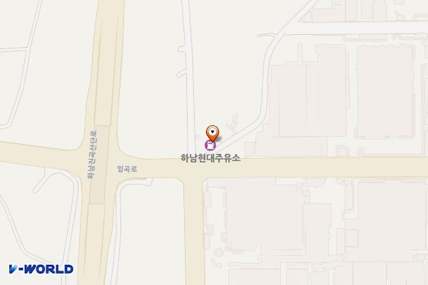 하남현대주유소 위치 지도 — 전남광주통합특별시 광산구 임곡로 573 (안청동)