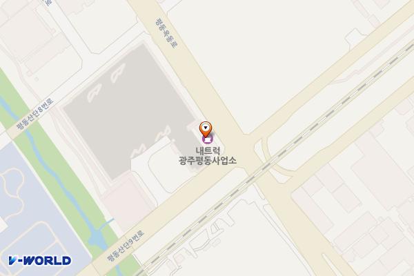 내트럭㈜평동사업소 위치 지도 — 전남광주통합특별시 광산구 평동산단9번로 145(연산동)