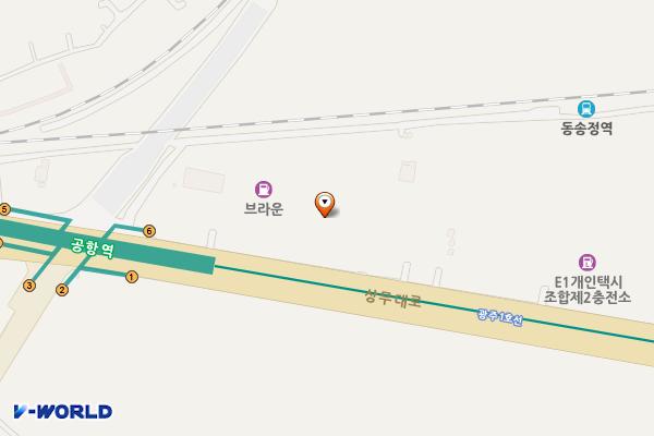 공항LPG충전소 위치 지도 — 전남광주통합특별시 광산구 상무대로 441 (신촌동)