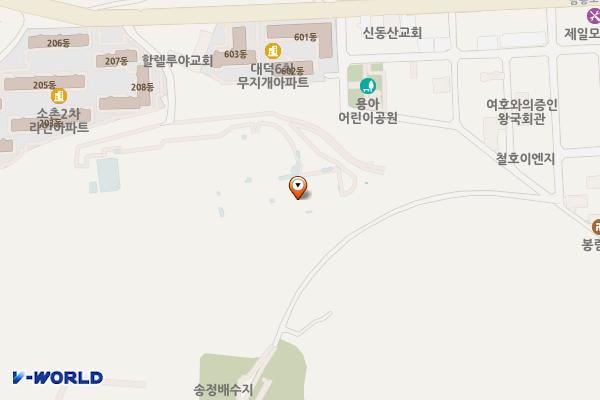 송정테니스장 위치 지도 — 전남광주통합특별시 광산구 금봉로 22-21