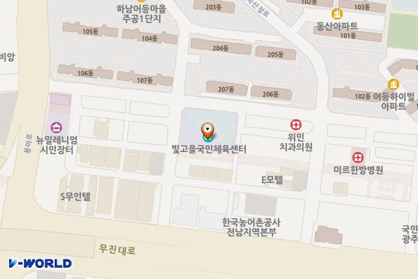 우산매일시장 위치 지도 — 전남광주통합특별시 광산구 무진대로211번길 28 (우산동)