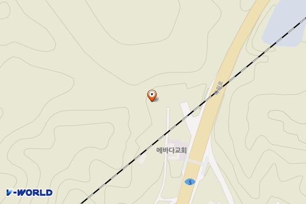 제8전투비행장 남문 옆 간이주차장 위치 지도 — 강원특별자치도 원주시 소초면 장양리 1023-1