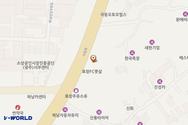 하남제일주유소 위치 지도 — 전남광주통합특별시 광산구 사암로 754 (도천동)