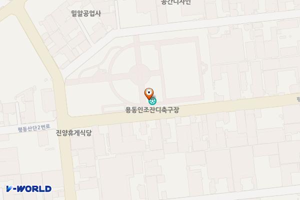 용동공원1 위치 지도 — 전남광주통합특별시 광산구 평동산단2번로 69 (용동)