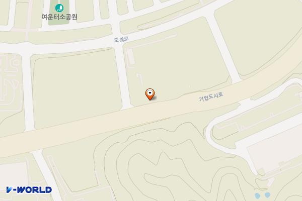 기업도시 도원로 노상주차장 위치 지도 — 강원특별자치도 원주시 지정면 가곡리 1339번지